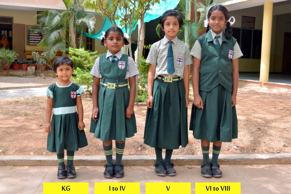 School Uniform for Girls Trinity Academy CBSE Krishnagiri