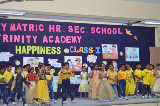 Monthly Programme Titled Happiness by Class1 of Trinity Academy CBSE Krishnagiri 24 August 2019 2